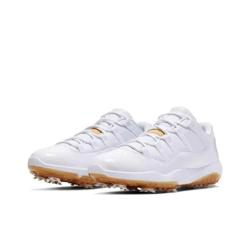 Jordan 11 Retro Low Golf White Metallic Gold-2