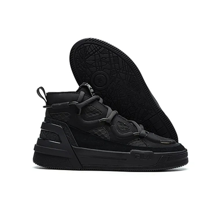 FILA High Top Black Women's-4