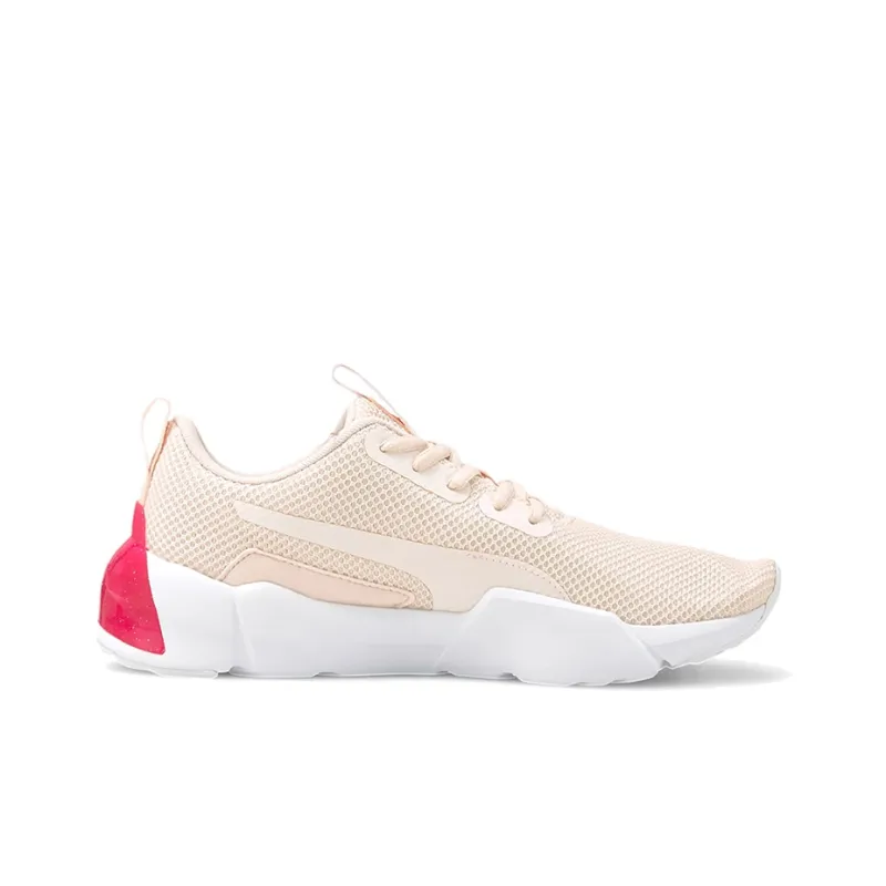 PUMA Cell Vorto Vorto Gleam Cushioned Wear-Resistant Lightweight Low-Top Training Shoes Women's Khaki Red White-1
