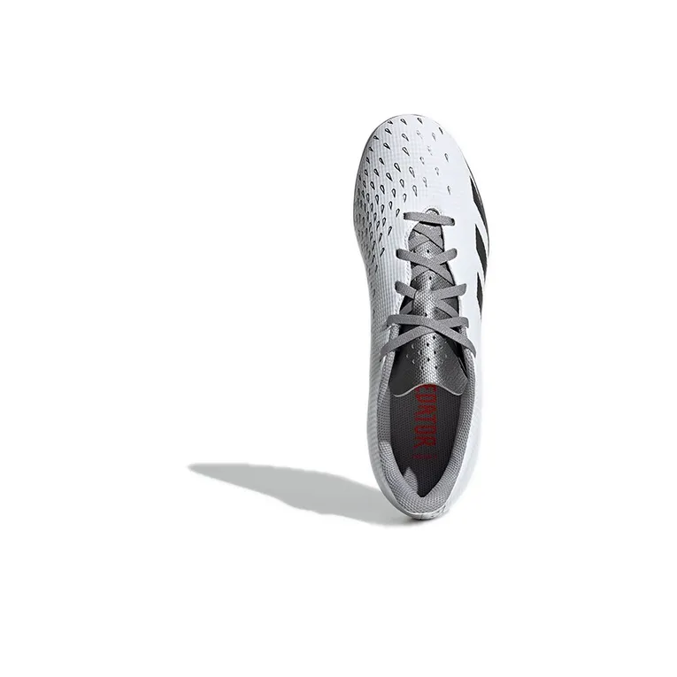 Adidas Predator Freak.4 Turf Soccer Shoes 'Cloud White Iron Metallic Solar Red'-4