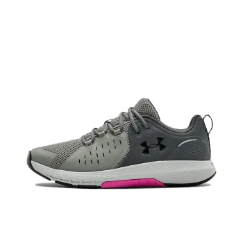 Under Armour Charged Commit 2 Breathable Low-Top Training Shoes Unisex Gray White
