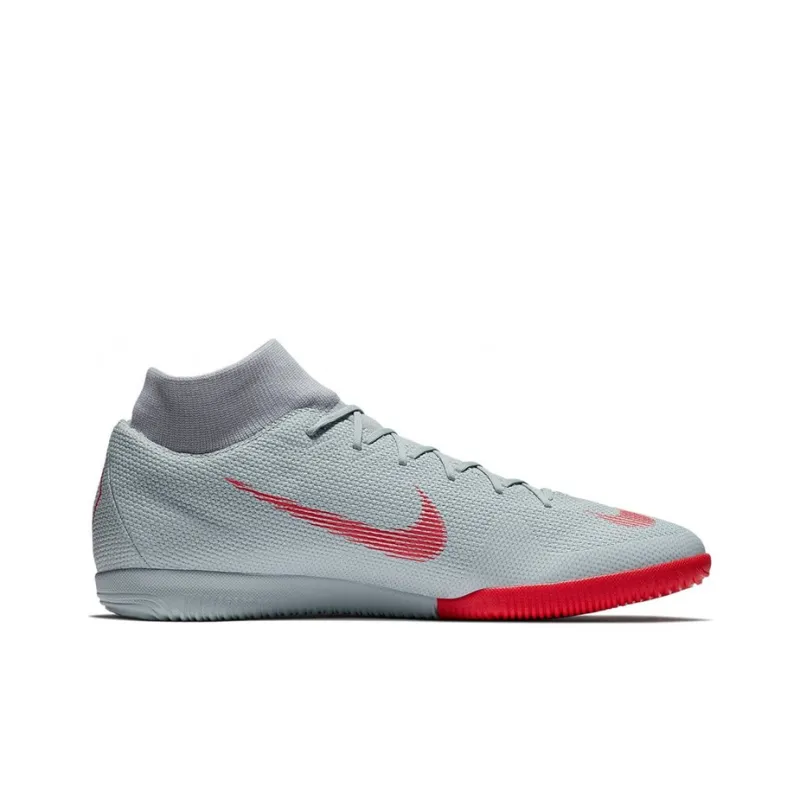 Nike SuperflyX 6 Soccer Shoes Men Low-Top Gray/Red-1