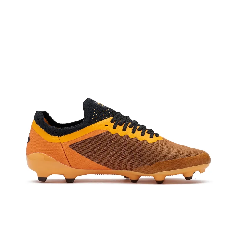 Umbro FG Rubber Long Studs Natural Ground Slip Resistant Support Impact Resistant Soccer Shoes Men's Saffron-1