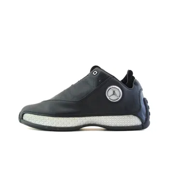 JORDAN 18 Og Low Black Silver Chrome