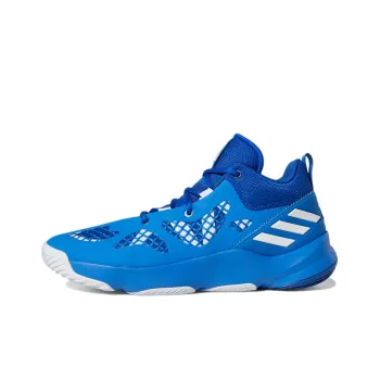 Adidas N3XT Pro N3xt 2021 Cushioning Anti-Slip And Wear-Resistant Mid-Top Vintage Basketball Shoes Men's Blue
