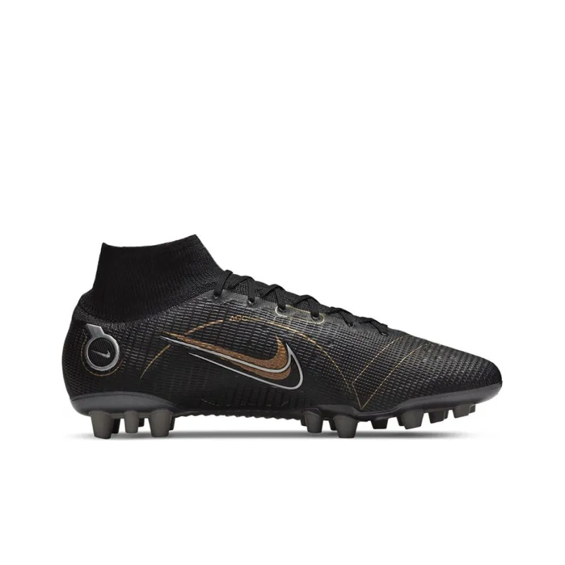 Nike Mercurial Superfly 8 Elite Ag 'Black Metallic Gold'-1