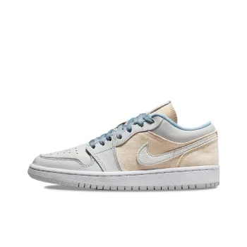 JORDAN 1 Low Se Canvas Iris Whisper Sail Women's