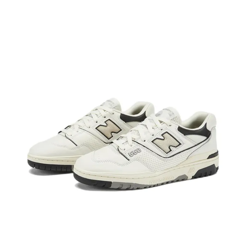 New Balance 550 Cream Black Men's-2