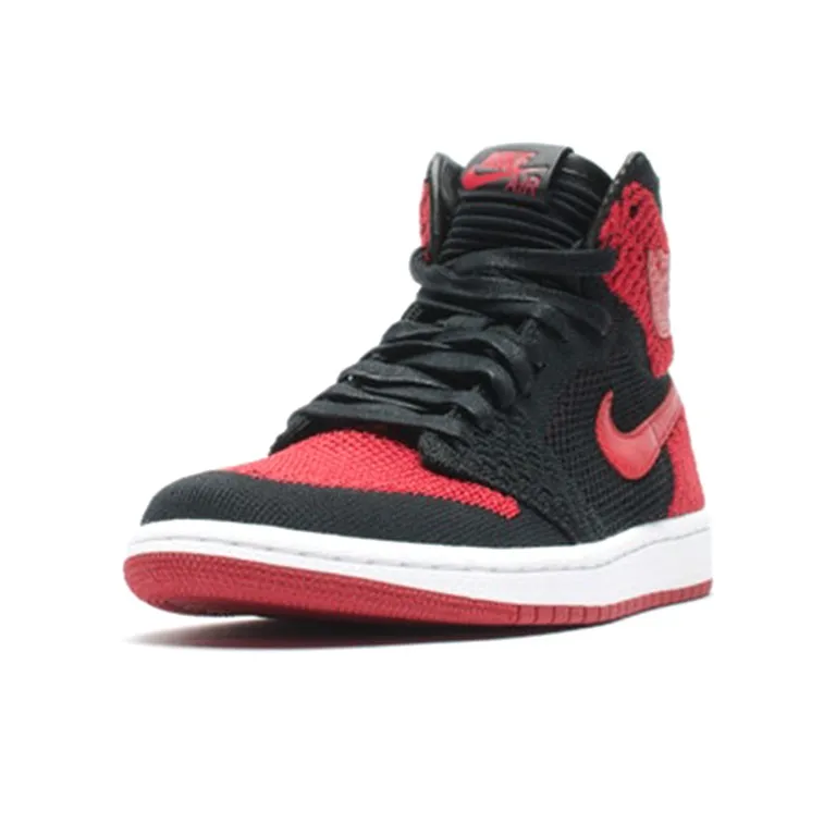 Jordan 1 Retro High Flyknit Bred-1