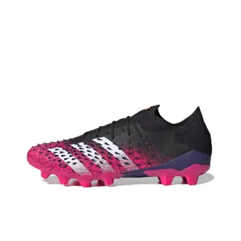 Adidas Predator Freak.1 Low Wear-Resistant Soccer Shoes Men's Black Purple