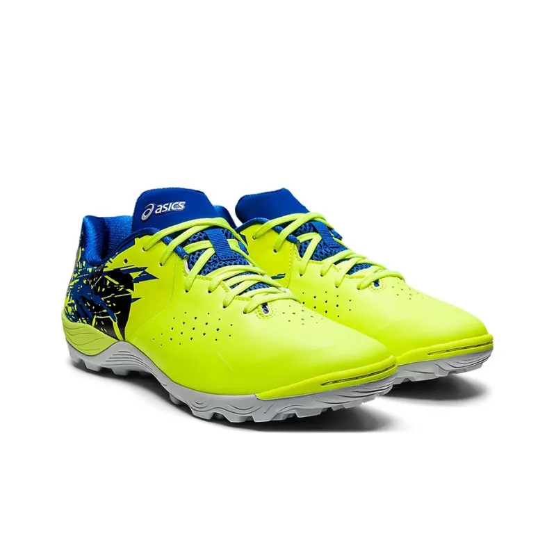 Asics Unisex Toque 7 Tf Turf Soccer Shoes Yellow/Blue-2