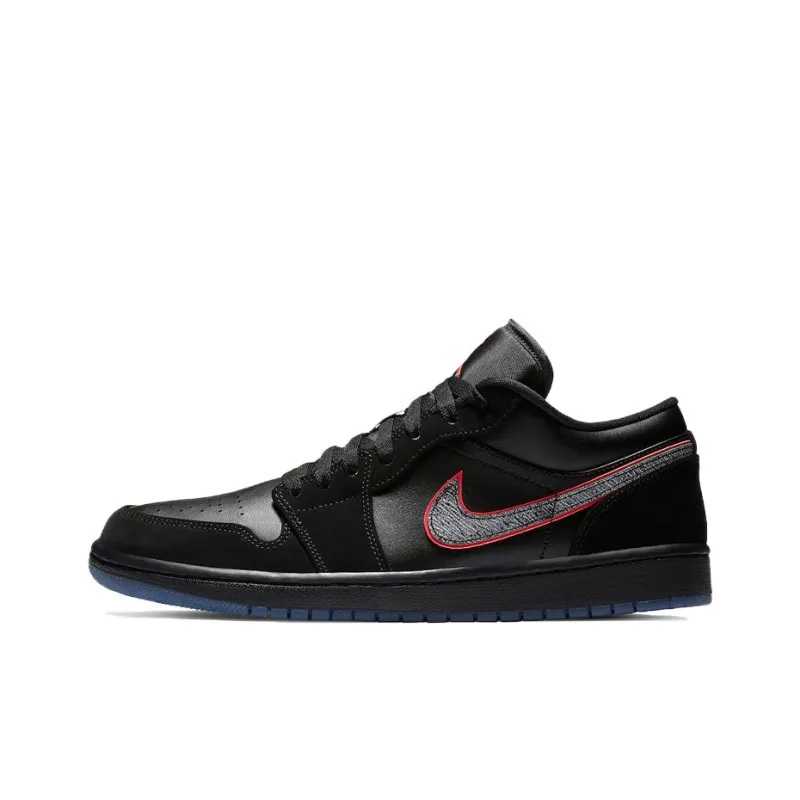 JORDAN 1 Low Black Red Orbit-0