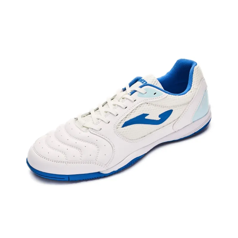 Joma Soccer Shoes Men Low Top White Blue-2