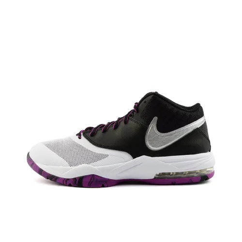 Nike Air Max Vintage Basketball Shoes Unisex Mid-Top Black/White Purple