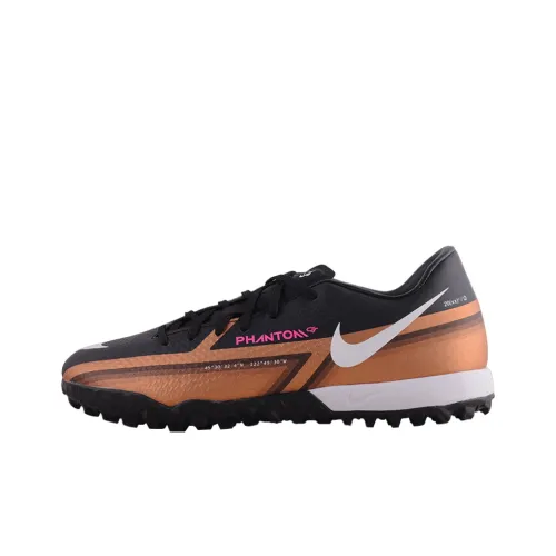 Nike Phantom GT Soccer Shoes Men Low-Top Metallic Copper/Black/White/Pink