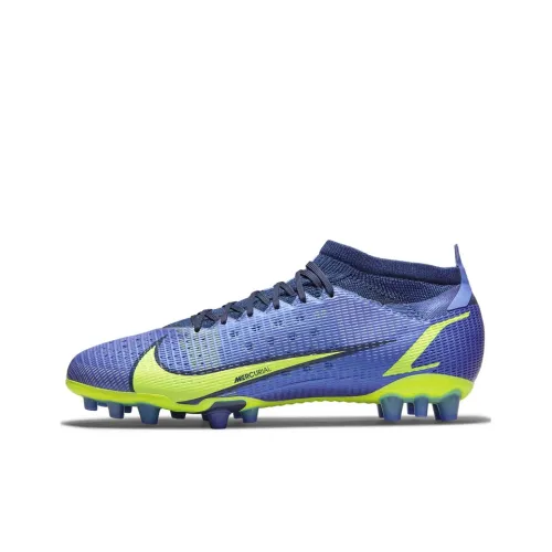 Nike Mercurial Vapor 14 Soccer Shoes Men Mid-Top Blue