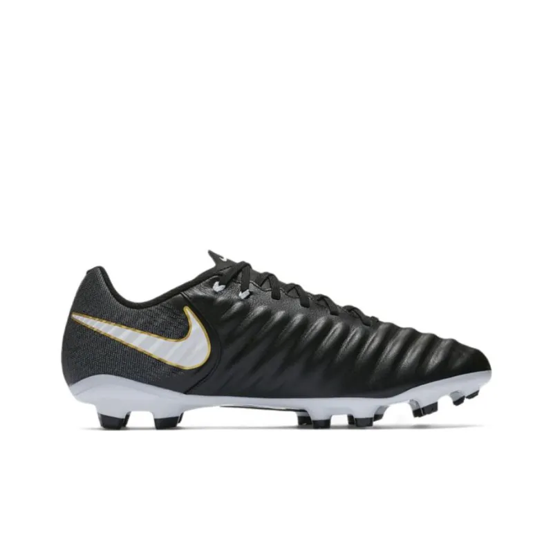 Nike Tiempo Ligera Iv Fg 'Black White Gold'-1