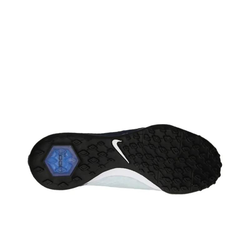 Nike TF Rubber Broken Studs Cushioning, Slip Resistant, And Abrasion Resistant Soccer Shoes Men's Blue White-3