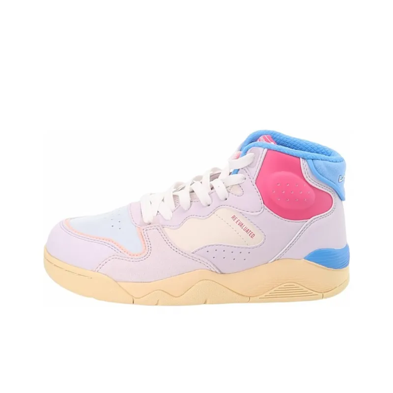 LiNing High-Top Vintage Basketball Shoes Women's Fuchsia-0