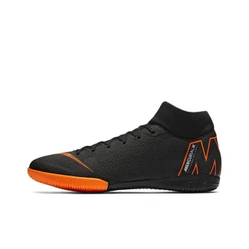 Nike Mercurial Superfly 6 Soccer Shoes Men Mid-Top Black/Orange