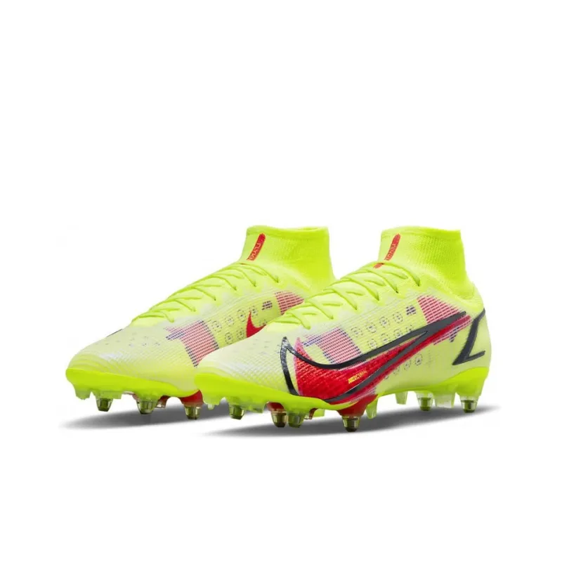 Nike Mercurial Superfly 8 Elite Sg pro Ac Soccer Shoes 'Yellow Orange'-2