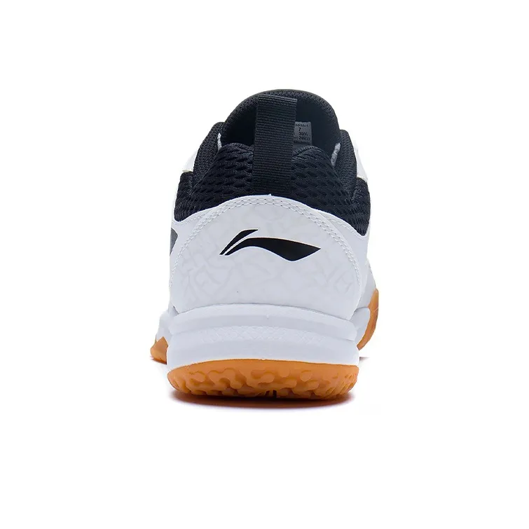 LiNing Ace 21 V1 Slip Resistant, Abrasion Resistant, Breathable Low Top Badminton Shoes Unisex White Black-5