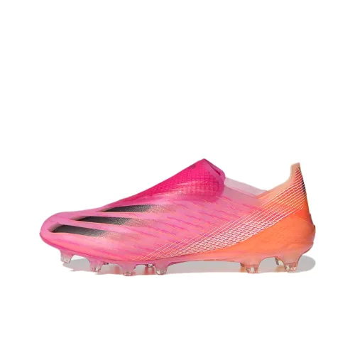 Adidas X GHOSTED Soccer Shoes Men Low-Top Fuchsia/Orange