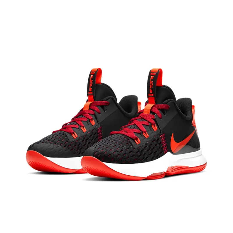 Nike LeBron Witness 5 Black Metallic Silver GS-2