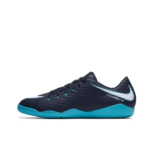 Nike Hypervenom Phelon Soccer Shoes Men Low-Top Blue/White