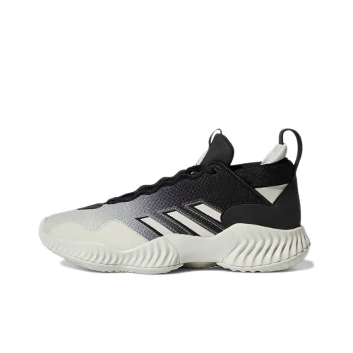 Adidas Court Vision 3 Vintage Basketball Shoes Unisex Low-Top Black/White