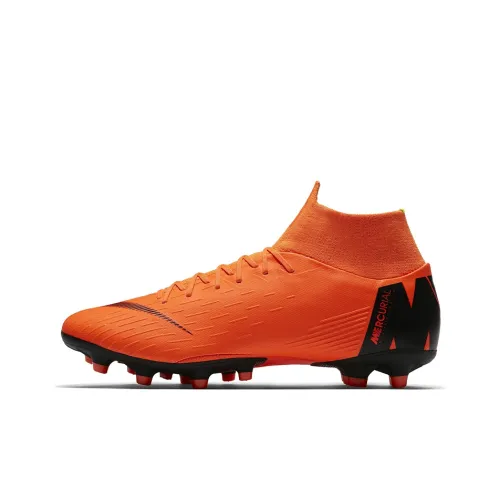 Nike Mercurial Superfly 6 Soccer Shoes Men Mid-Top Orange/Black