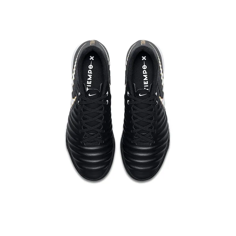 Nike Tiempo IC/IN Indoor Cushioning Anti-Slip And Wear-Resistant Soccer Shoes Black-3