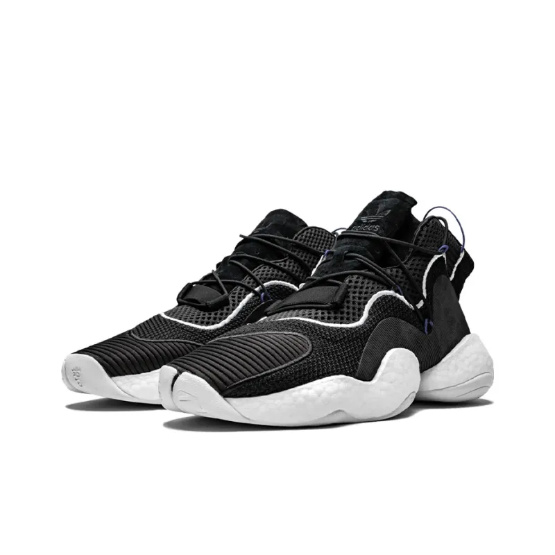 Adidas Crazy Byw Lvl 1 Black White-2