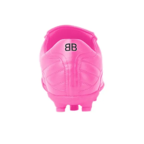 Balenciaga Soccer Sneakers 'Fluo Pink' Women's-4
