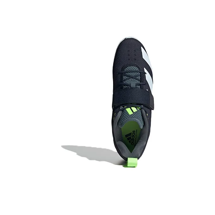 Adidas Adipower Weightlifting 2 Breathable Low-Top Training Shoes Unisex Dark Blue White-3
