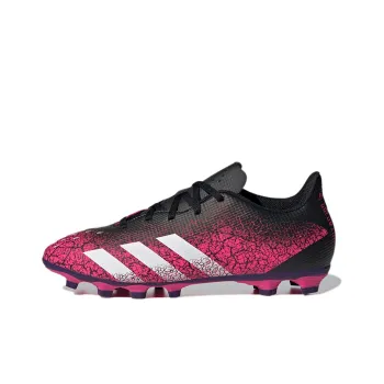 Adidas Predator Freak .4 AG Rubber Short Studs Artificial Ground Wear-Resistant Soccer Shoes Men's Pink Black