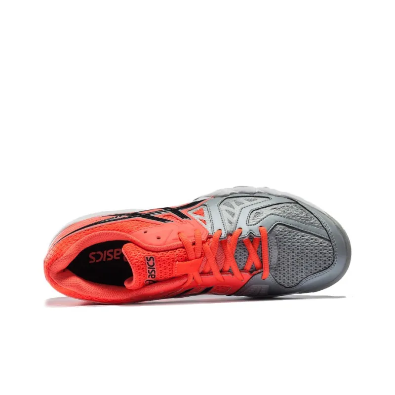 Asics Gel-Blade 5 Badminton Shoes Women's Low-Top Gray/Orange-2