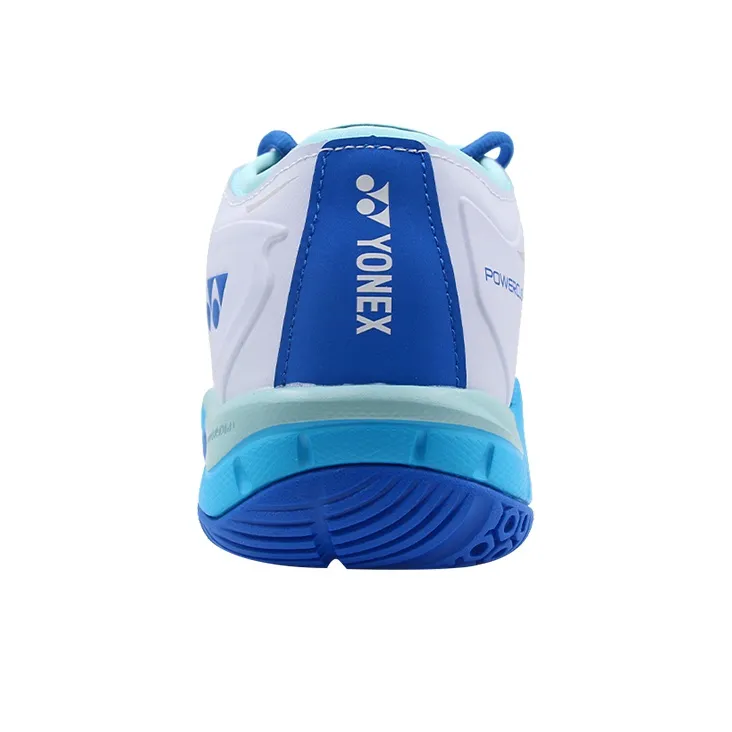 YONEX Power Cushion Cushioned Slip Resistant Low Top Badminton Shoes Unisex White Blue-3