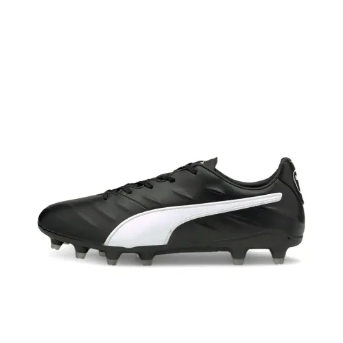 Puma Vegan King Pro 21 SL FG 'Black White'