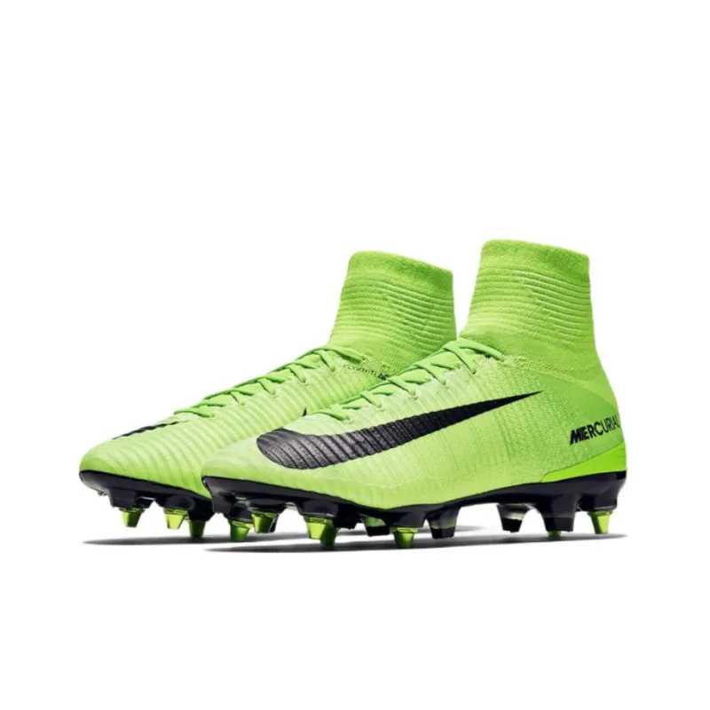 Nike Mercurial Superfly 5 Soccer Shoes Men High Top Green/Black-2
