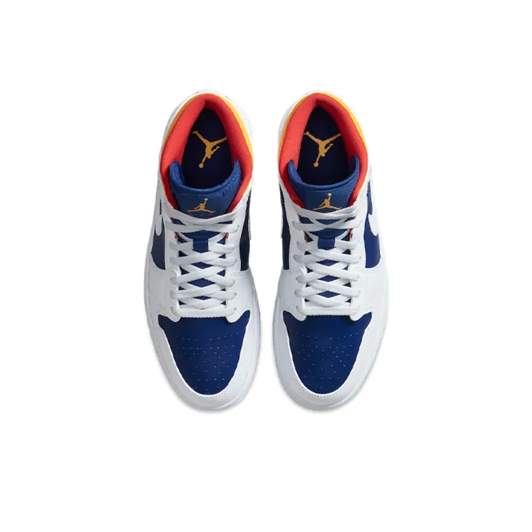 Jordan 1 Mid Royal Blue Laser Orange-3
