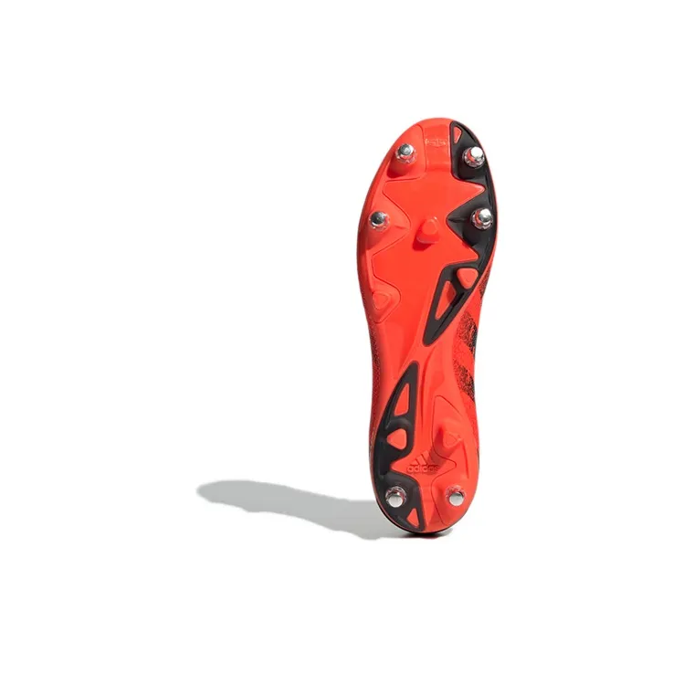 Adidas Predator Freak .3 MG Rubber Short Studs Artificial Ground Slip-Resistant Breathable Soccer Shoes Men's Red Black-5