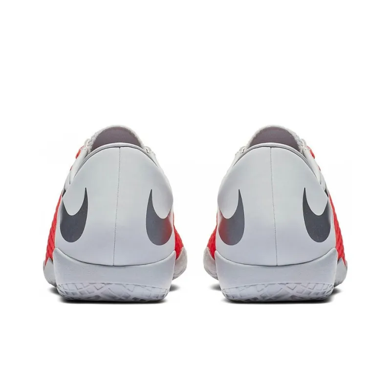 Nike Hypervenom Soccer Shoes Men Low-Top Gray/Red-4