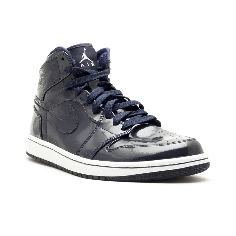 Jordan 1 Retro High Patent Dark Obsidian-1