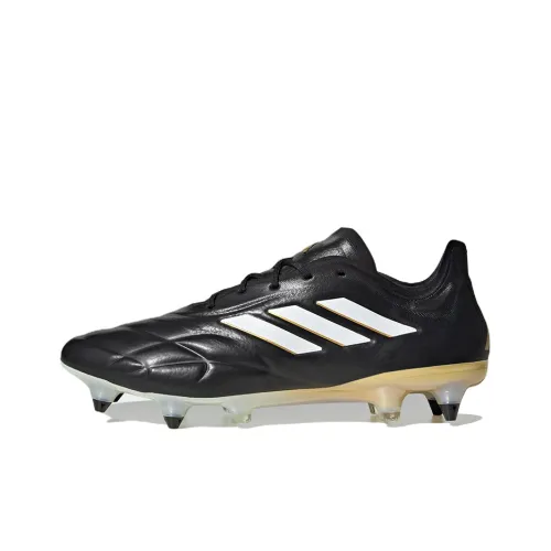 Adidas Copa Pure+ Soccer Shoes Men Low-Top Black/White/Gold