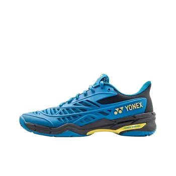 YONEX Power Cushion Cushioned Slip Resistant Low Top Badminton Shoes Men's Turquoise Blue