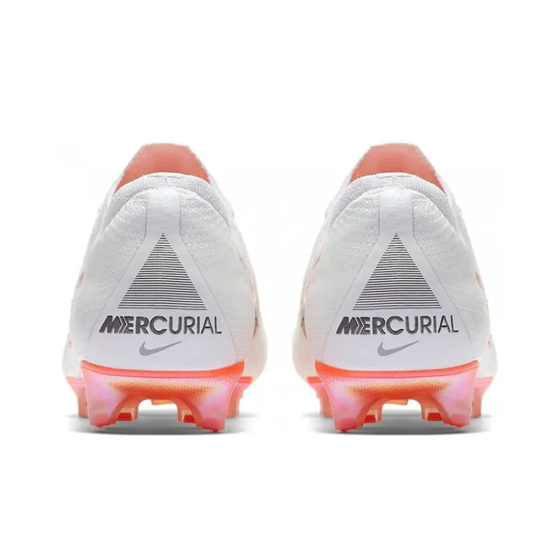 Nike Mercurial Vapor 12 Elite Fg 'White Grey Orange'-4