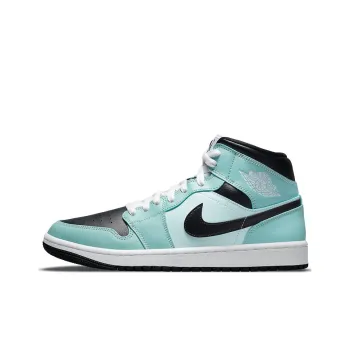 Jordan 1 Mid Aqua Blue Tint Women's
