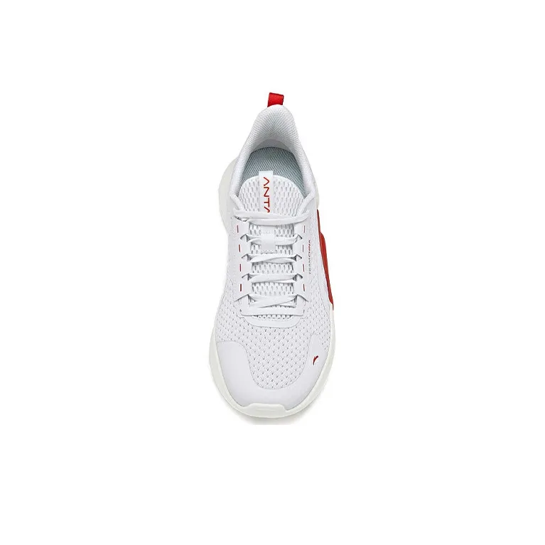 Anta Variety Training Collection Shock Absorbers With Slip Resistant Features Low Top Training Shoes Men's White Red-3