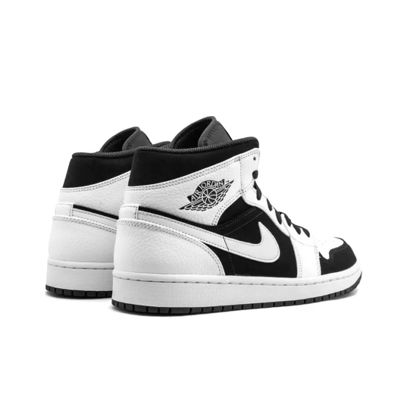 Jordan 1 Mid 'White Black'-3